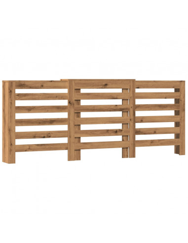 Copertura Termosifone Rovere Artigianale 205x21,5x83,5 cm Legno
