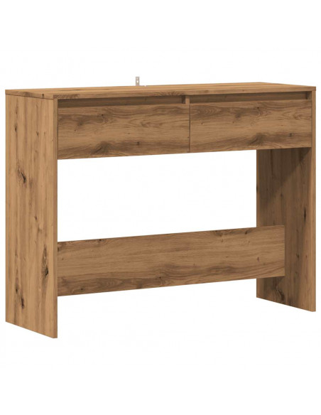 Tavolo Consolle Rovere Artigianale 100x35x76,5 cm in Truciolato