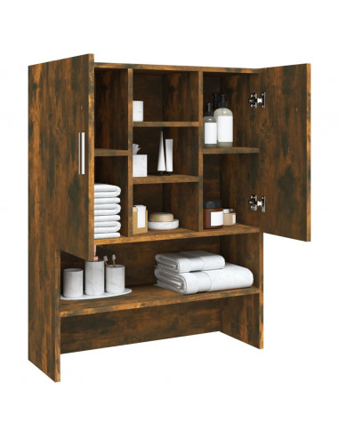 Mobile per Lavatrice Rovere Fumo 70,5x25,5x90 cm