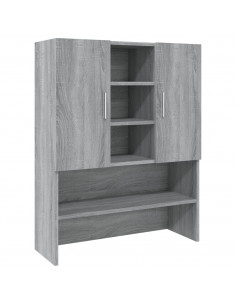 Mobile per Lavatrice Grigio Sonoma 70,5x25,5x90 cm 2