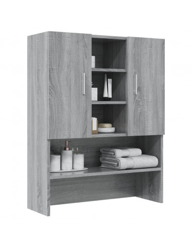 Mobile per Lavatrice Grigio Sonoma 70,5x25,5x90 cm