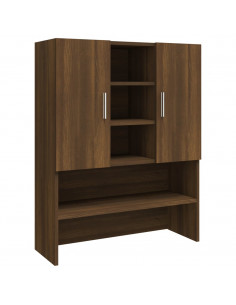Mobile per Lavatrice Rovere Marrone 70,5x25,5x90 cm 2