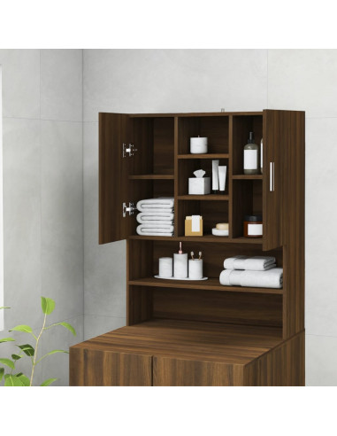 Mobile per Lavatrice Rovere Marrone 70,5x25,5x90 cm