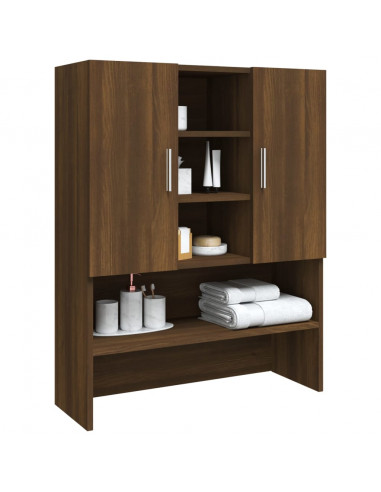 Mobile per Lavatrice Rovere Marrone 70,5x25,5x90 cm