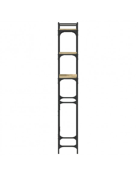 Scaffale per Lavatrice Rovere Sonoma 67x25x163 cm Multistrato