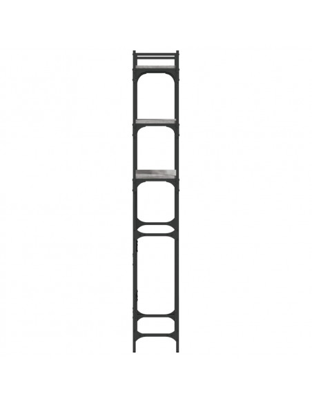 Scaffale per Lavatrice Grigio Sonoma 67x25x163 cm Multistrato