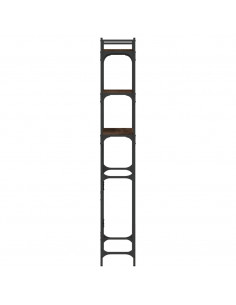 Scaffale per Lavatrice Rovere Marrone 67x25x163 cm Multistrato 2