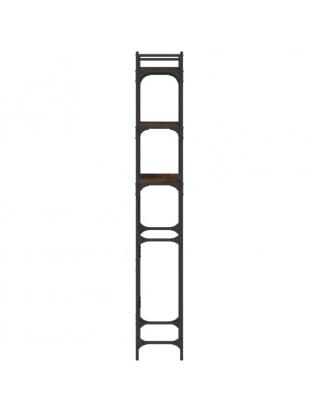 Scaffale per Lavatrice Rovere Marrone 67x25x163 cm Multistrato