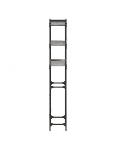 Scaffale per Lavatrice Grigio Sonoma 67x25x163 cm Multistrato