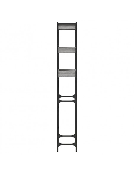 Scaffale per Lavatrice Grigio Sonoma 67x25x163 cm Multistrato