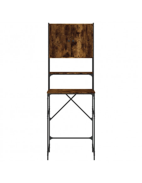 Mobile per Lavatrice Rovere Fumo 68x48,5x194 cm