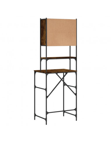 Mobile per Lavatrice Rovere Fumo 68x48,5x194 cm