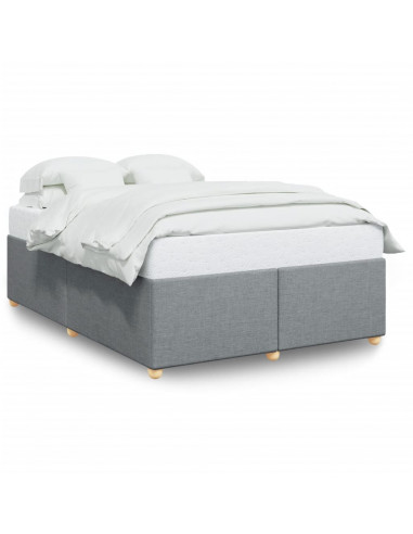 Giroletto senza Materasso Grigio Chiaro 140x200 cm Tessuto