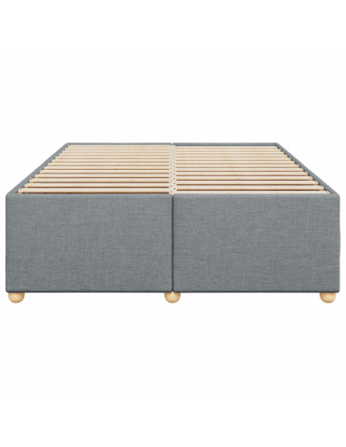 Giroletto senza Materasso Grigio Chiaro 140x200 cm Tessuto