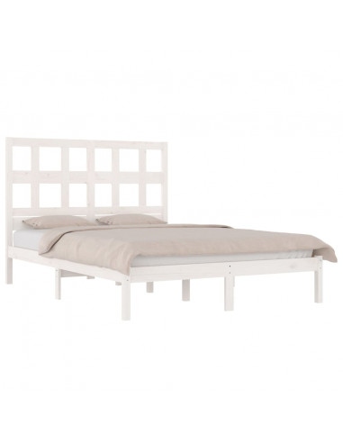 Giroletto Bianco in Legno Massello di Pino 200x200 cm