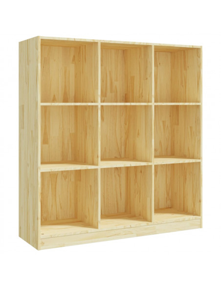Libreria/Divisorio 104x33,5x110 cm in Legno Massello di Pino