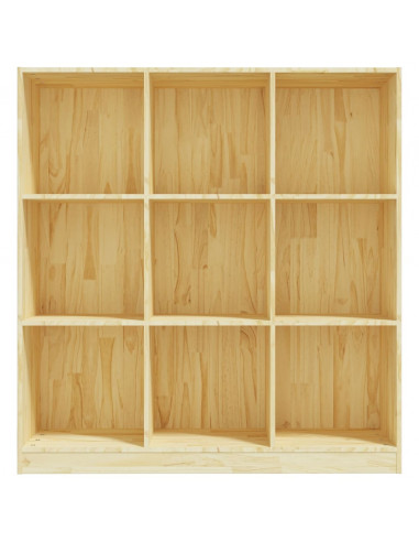 Libreria/Divisorio 104x33,5x110 cm in Legno Massello di Pino