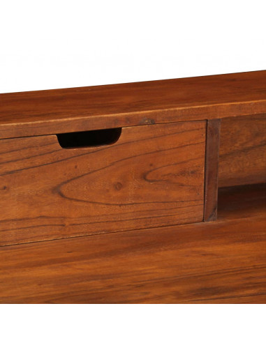 Scrivania 110x50x90 cm in Legno Massello di Acacia