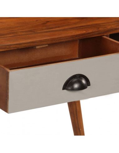 Scrivania 110x50x90 cm in Legno Massello di Acacia