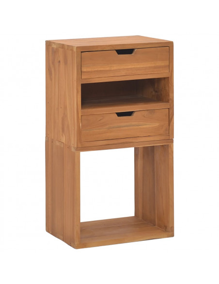 Mobiletto 40x30x76 cm in Legno Massello di Teak