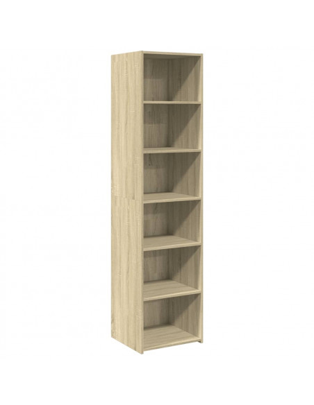 Credenza Rovere Sonoma 45x41x185 cm in Legno Multistrato