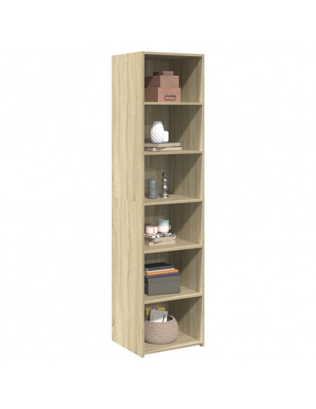 Credenza Rovere Sonoma 45x41x185 cm in Legno Multistrato