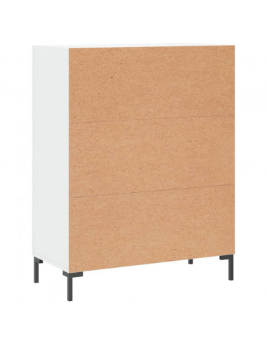 Credenza Bianca 69,5x34x90 cm in Legno Multistrato