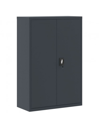 Armadio Classificatore Antracite 90x40x140 cm in Acciaio