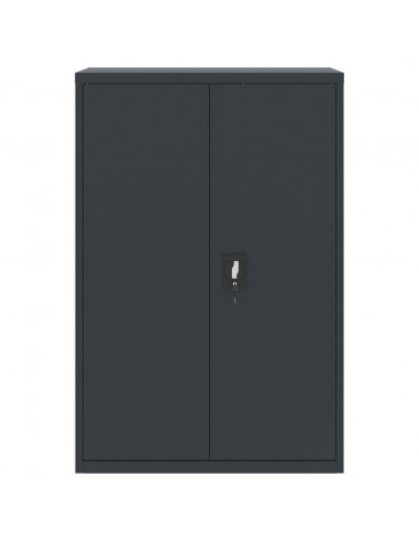 Armadio Classificatore Antracite 90x40x140 cm in Acciaio