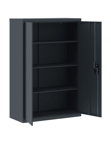 Armadio Classificatore Antracite 90x40x140 cm in Acciaio