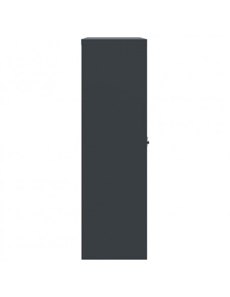 Armadio Classificatore Antracite 90x40x140 cm in Acciaio