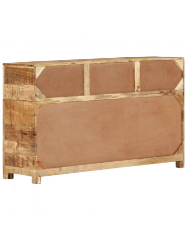 Credenza 110x30x65 cm in Legno Massello di Mango