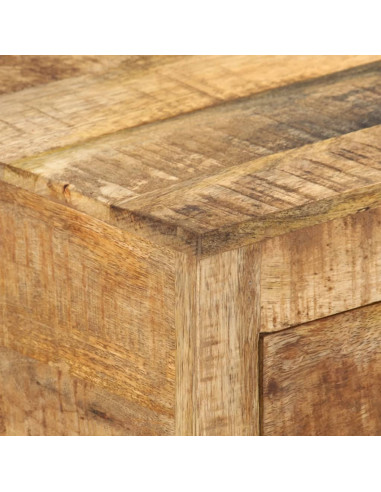 Credenza 110x30x65 cm in Legno Massello di Mango