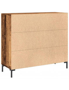 Credenza Legno Antico 90x34x80 cm in Legno Multistrato 2