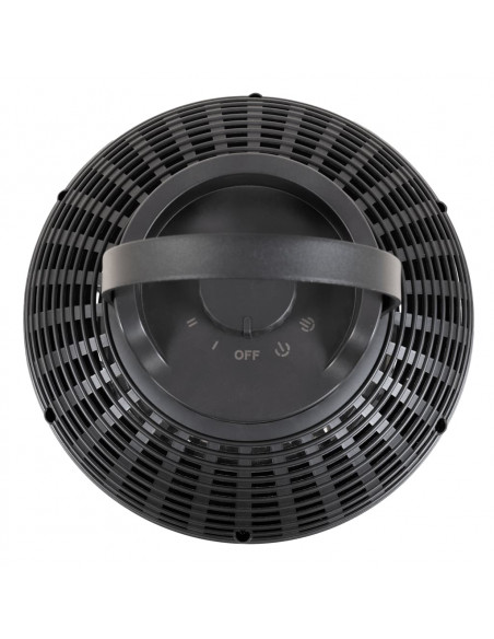 Sunred Lampada Riscaldante da Tavolo Indox 1200 W Alogeno Nero