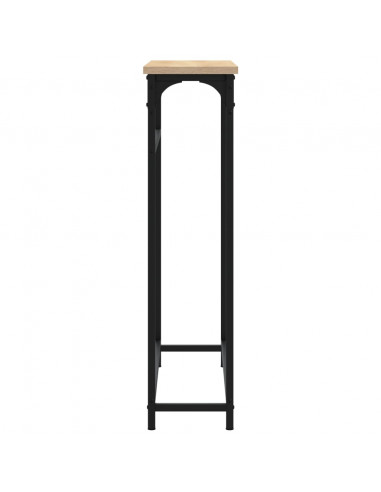 Tavolino Consolle Rovere Sonoma 75x19,5x75 cm Legno Multistrato
