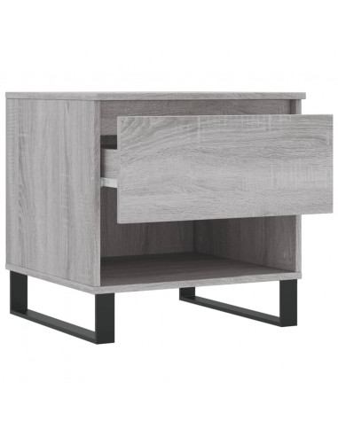 Tavolini Salotto 2pz Grigio Sonoma 50x46x50cm Legno Multistrato