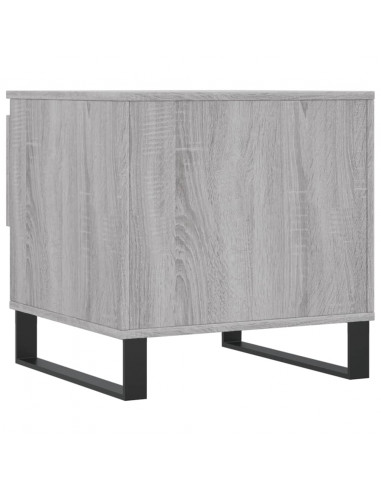 Tavolini Salotto 2pz Grigio Sonoma 50x46x50cm Legno Multistrato