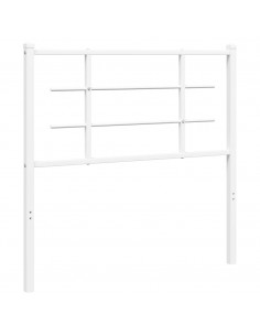 Testiera in Metallo Bianco 100 cm 2