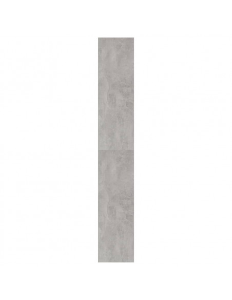 Libreria Grigio Cemento 40x30x189 cm in Legno Multistrato