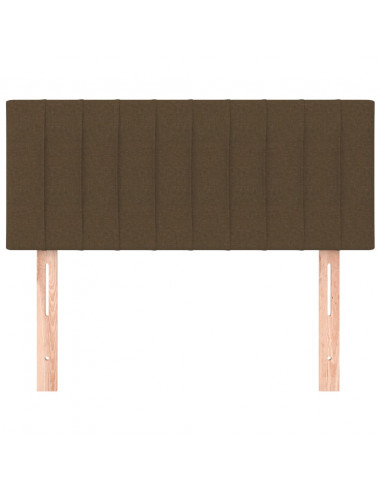 Testiera Marrone Scuro 80x5x78/88 cm in Tessuto