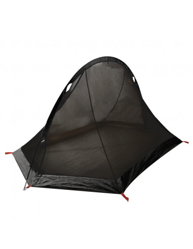 Tenda Campeggio a Cupola 2 Persone Bianca Tessuto Impermeabile