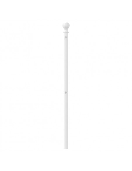 Testiera in Metallo Bianco 193 cm