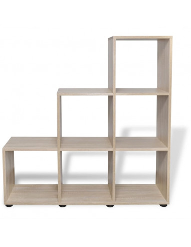 Libreria Scalare / Scaffale Espositore 107 cm Rovere