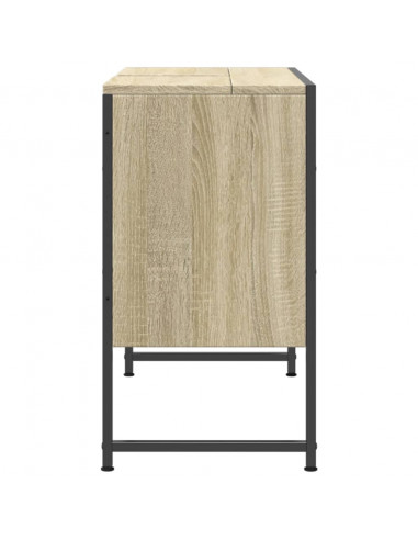 Mobile Lavabo Bagno Rovere Sonoma 60x30x60 cm Legno Multistrato