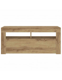 Mobile Porta TV con LED Artigianale 90x35x40 cm Multistrato 2