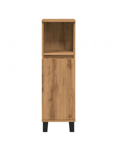 Armadietto da Bagno Rovere Artigianale 30x30x100 cm Truciolato