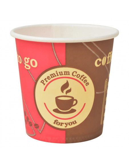 Bicchieri da Caffè Monouso in Carta 1000 pz 120 ml (4 oz)