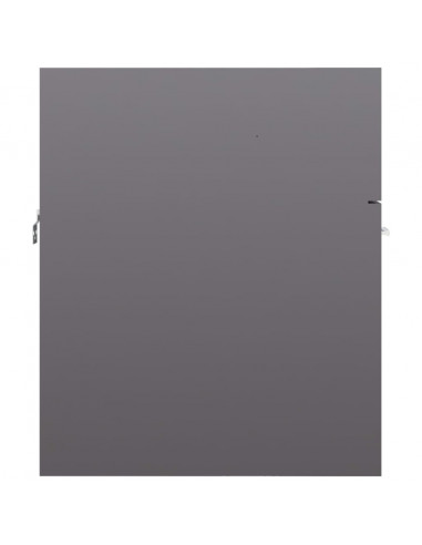 Mobile Sottolavabo Grigio Lucido 41x38,5x46cm Legno Multistrato