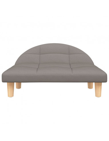 Lettino per Cani Tortora 70x52x30 cm in Tessuto